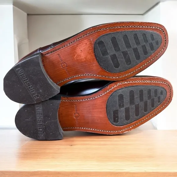 Florsheim-10.5 Lexington Burgundy Cap Toe Oxford.Sharp! Like new condition!!!