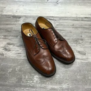 Florsheim Imperial Brown Pebble Grain Longwing Wingtips 10.5 E