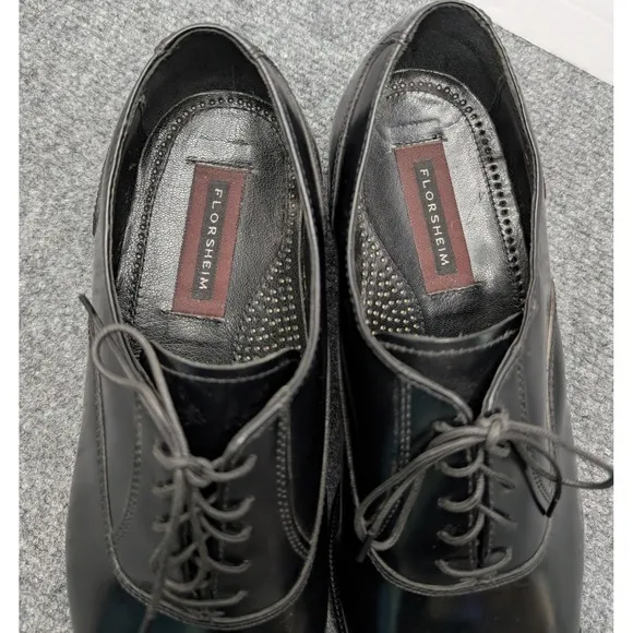 Florsheim Lexington 17067-01 Black Cap Toe Oxford Dress Shoes Men's Size 11 D