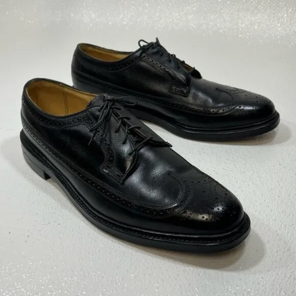 Florsheim Long Wingtip Brogue Leather Dress Oxfords Shoes Mens Footwear 12 E