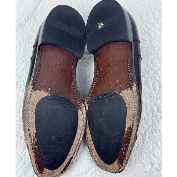 Florsheim Mens 10.5 Brown Lexington Cap Toe Oxford Leather Dress Business Shoes