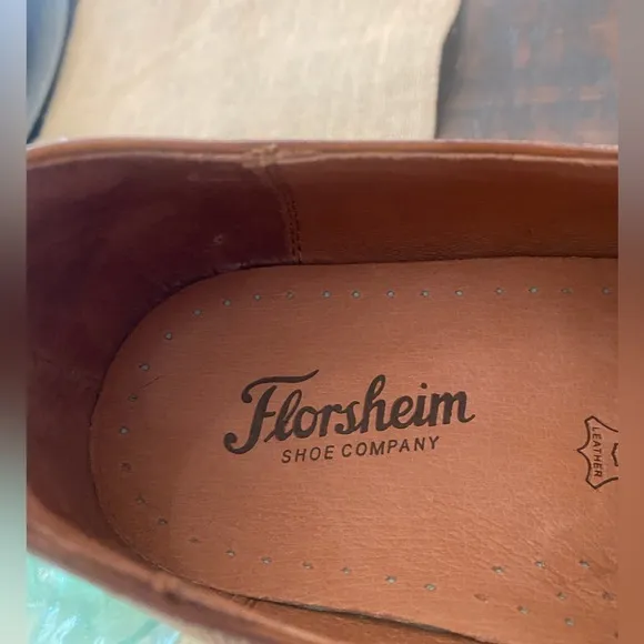 Florsheim  Mens Dress Shoes Postino Cap Oxford Cognac