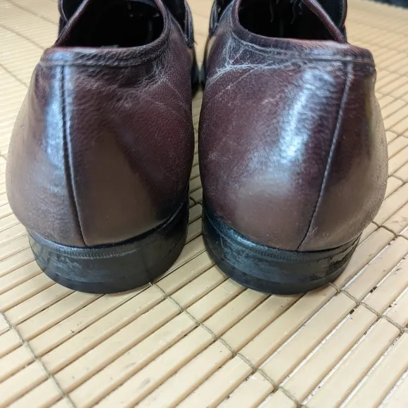 Florsheim Men's Loafer  Size 12 EEE Como Black Cherry/ Burgundy Dress Shoes