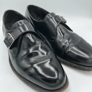 Florsheim men’s Royal Imperial shiny black dress shoes, size 10