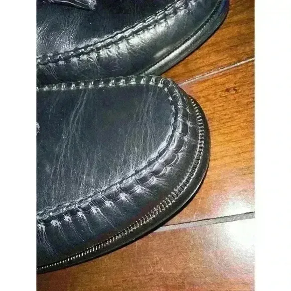Florsheim Mens Shoe 8 8D Loafer Black Tassel‎ Nearly New