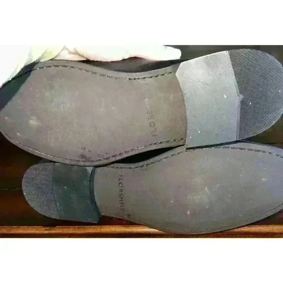 Florsheim Mens Shoe 8 8D Loafer Black Tassel‎ Nearly New