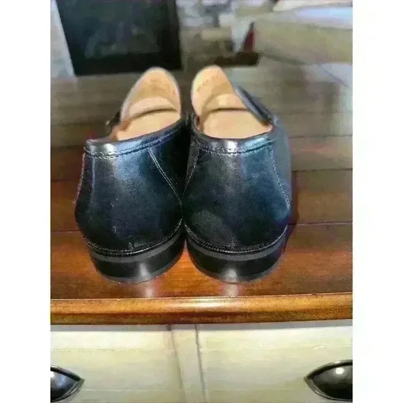 Florsheim Mens Shoe 8 8D Loafer Black Tassel‎ Nearly New