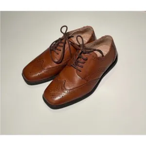 Florsheim Oxford Reveal Wingtip Jr. Leather Dress Shoes‎ Boy size 2M