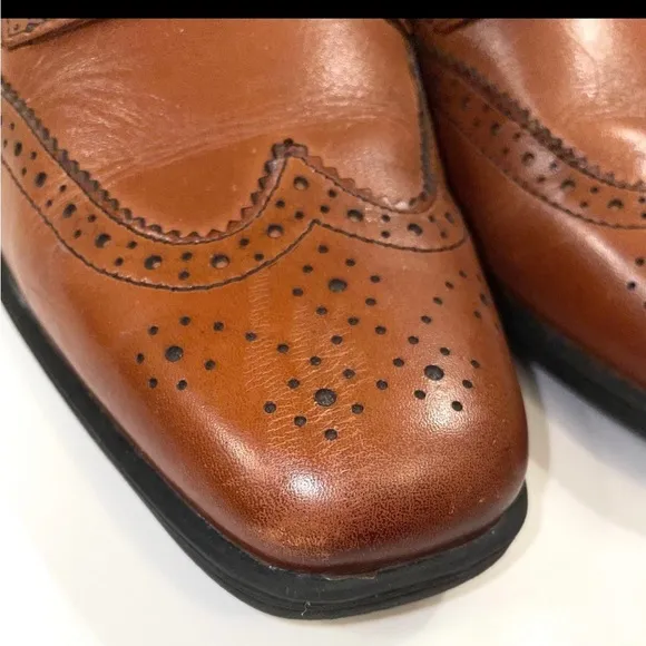 Florsheim Oxford Reveal Wingtip Jr. Leather Dress Shoes‎ Boy size 2M