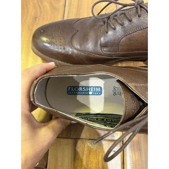 Florsheim Wingtip Oxford Men's Dress Shoes Brown