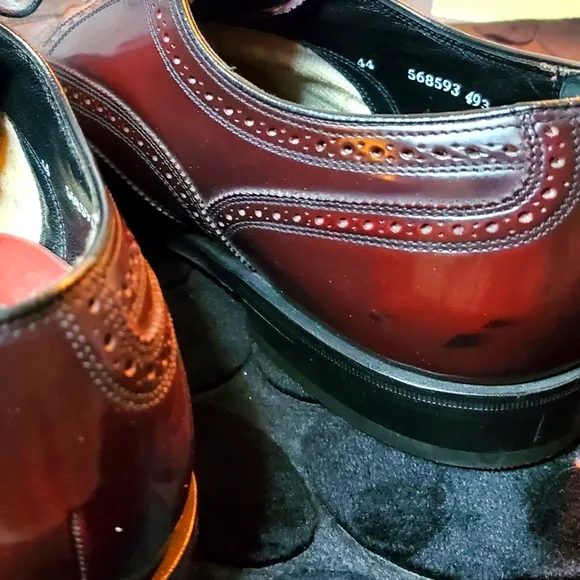FLORSHIEM MENS OXFORDS DRESS SHOES MAHOGONY