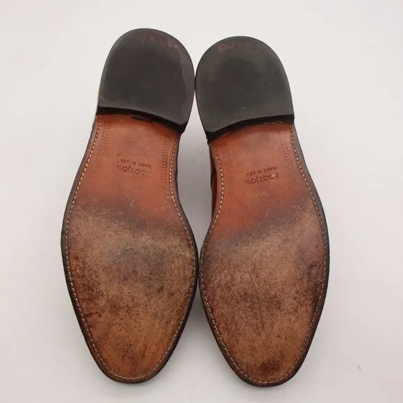 FootJoy Classics Men's Size 12 D Brown Leather Oxford Dress Shoes USA
