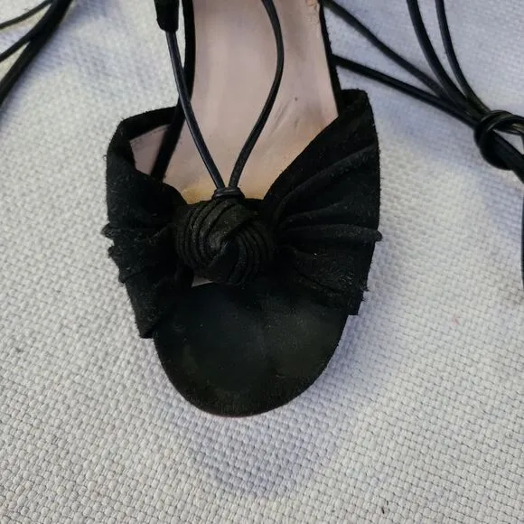 For love and lemons Marais collaboration wraparound block heel sandals