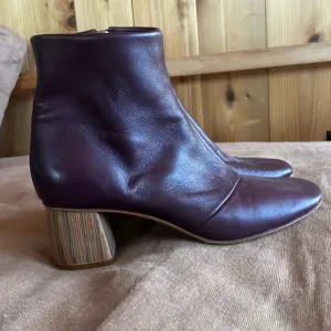 FORTE FORTE ankle boots wood heel