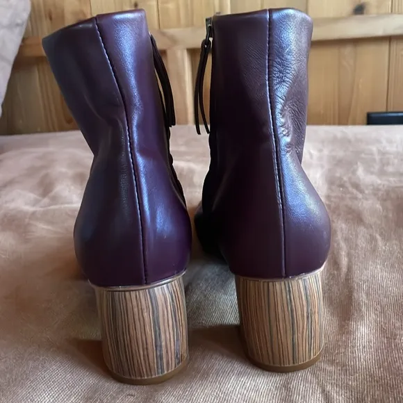 FORTE FORTE ankle boots wood heel