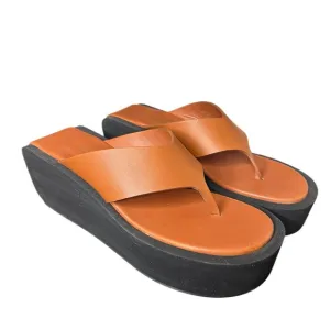 Frame Le Ocean Platform Leather Sandals $298