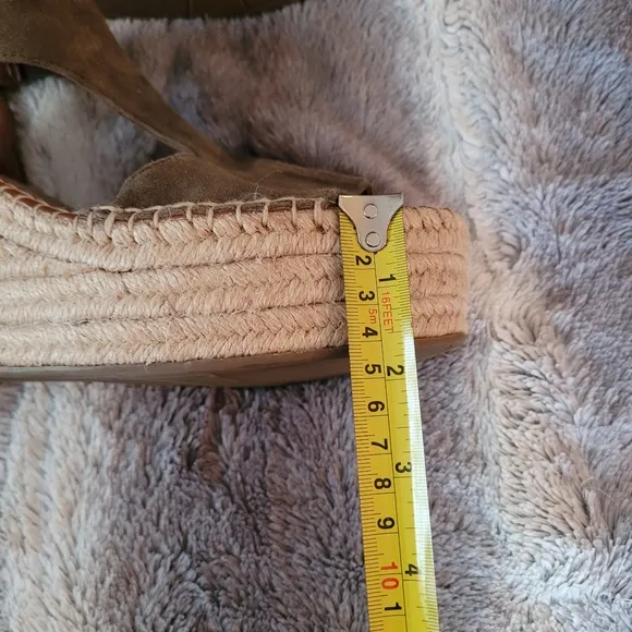 Franco Sarto Espadrille Wedge sandals NWOT SIZE 9.5