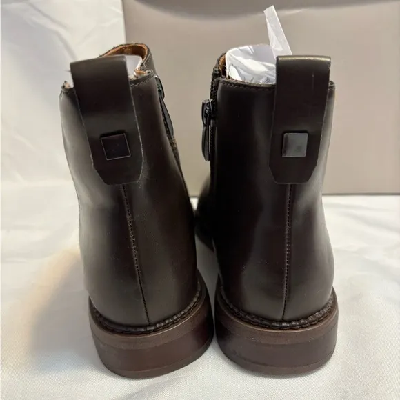Franco Sarto Hickory Hazen Brown Ankle Boots New Size 6.5M