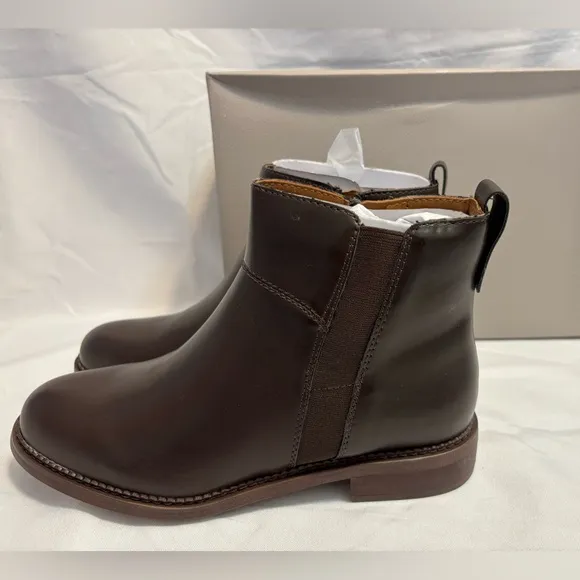Franco Sarto Hickory Hazen Brown Ankle Boots New Size 6.5M