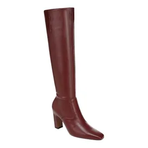 Franco Sarto Women's Bowman Wide Calf Knee High Dress Boots Red Size 7 1/2