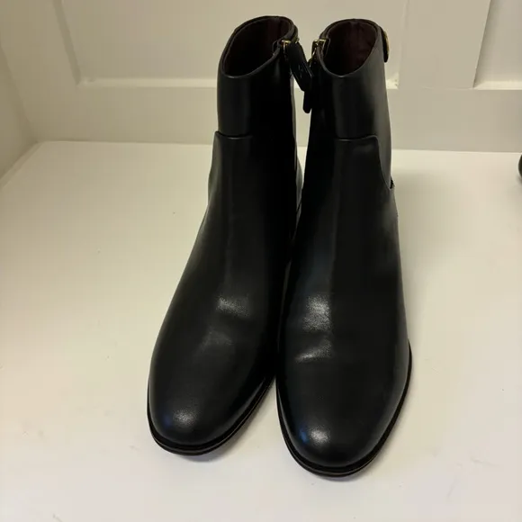 Franco Sarto Women's Jessica Low Heel Ankle Booties Boot Sz 10M