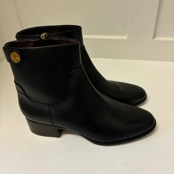 Franco Sarto Women's Jessica Low Heel Ankle Booties Boot Sz 10M