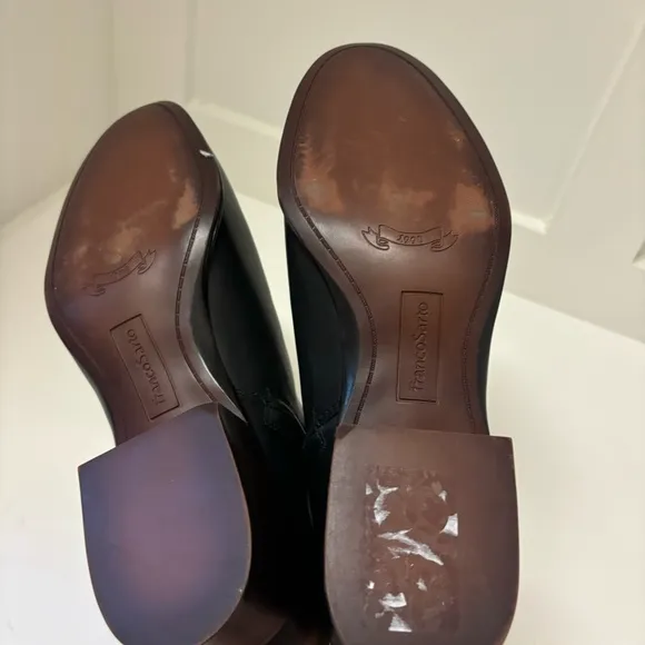 Franco Sarto Women's Jessica Low Heel Ankle Booties Boot Sz 10M