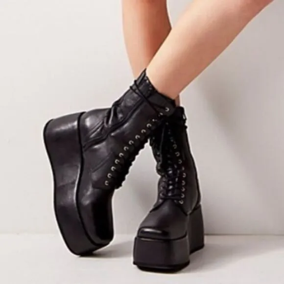 Free People Arlyn Platform Boots NEW!