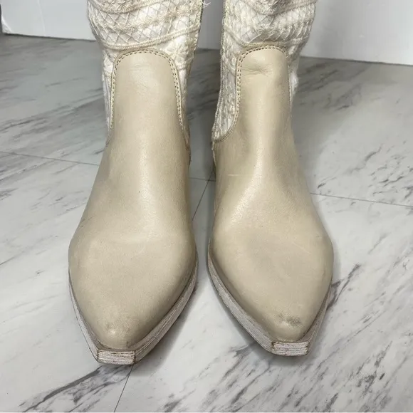 Free People Bren Crochet Slouch Tall Boot 37