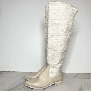 Free People Bren Crochet Slouch Tall Boot 37