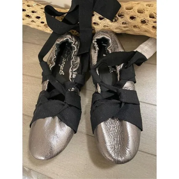 Free People Cece Wrap Ballet Flats Size 7.5