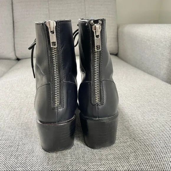 Free People Eberly Leather Lace Up Bootie