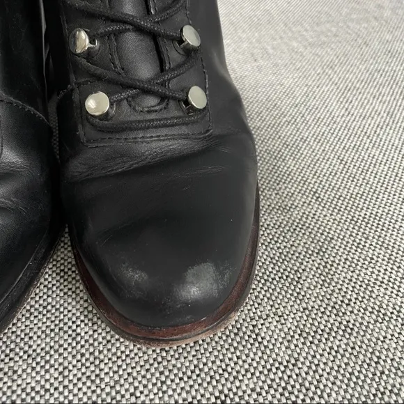 Free People Eberly Leather Lace Up Bootie