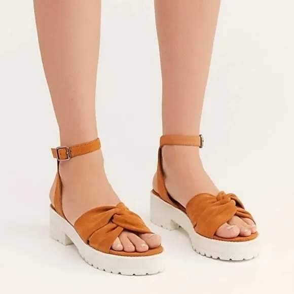 Free People Essex Platform Sandals Size 40 (9-9.5)‎