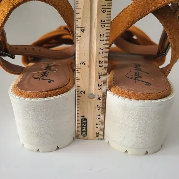 Free People Essex Platform Sandals Size 40 (9-9.5)‎