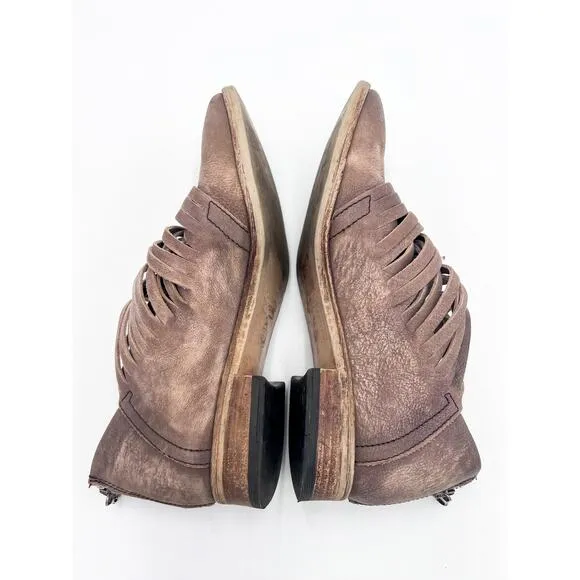 Free People Lost Valley Ankle Boots Size 37