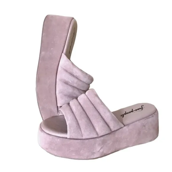 Free People NIB almost paradise suede platform sandals