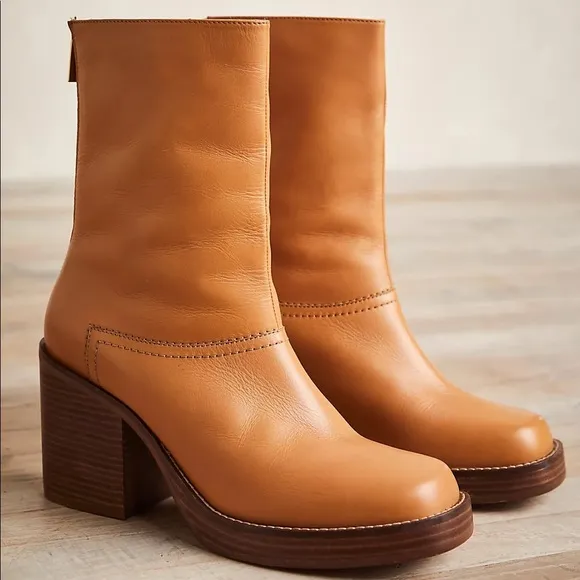 FREE PEOPLE Portwood Heel Boots
