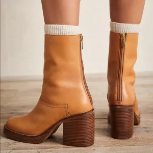 FREE PEOPLE Portwood Heel Boots