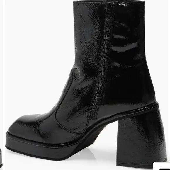 Free People Ruby Shine Platform Boots US 9.5