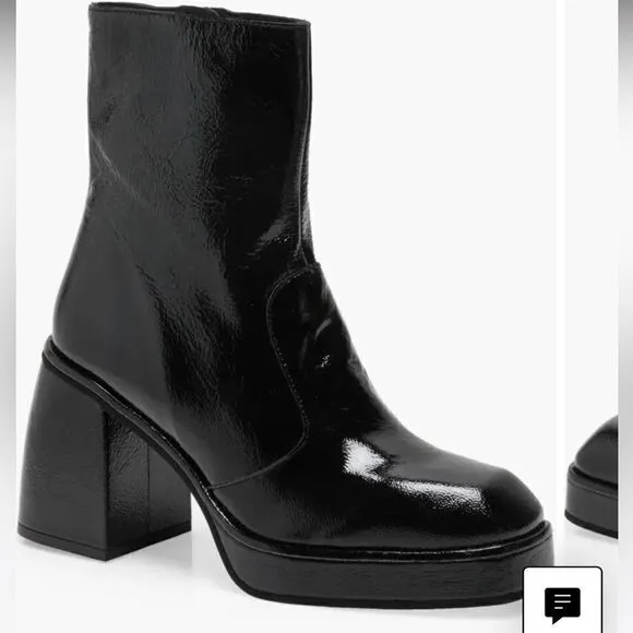 Free People Ruby Shine Platform Boots US 9.5