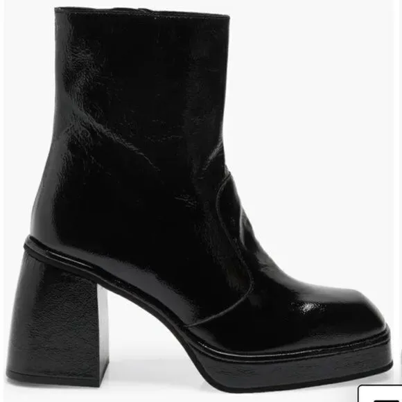 Free People Ruby Shine Platform Boots US 9.5