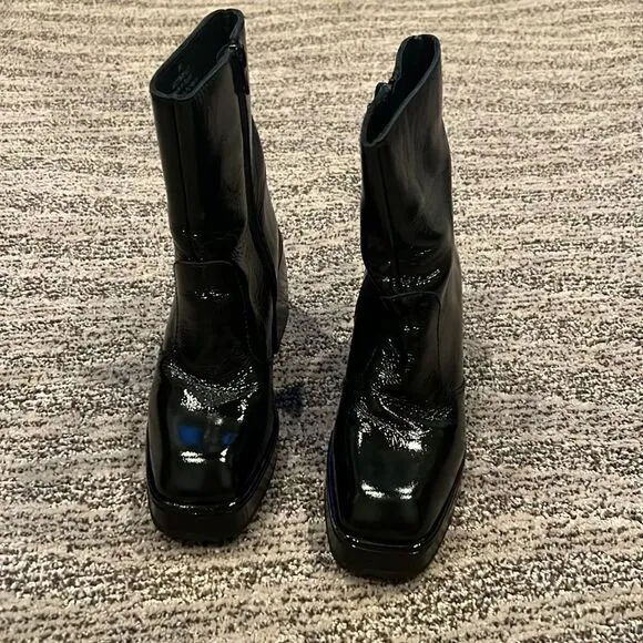 Free People Ruby Shine Platform Boots US 9.5