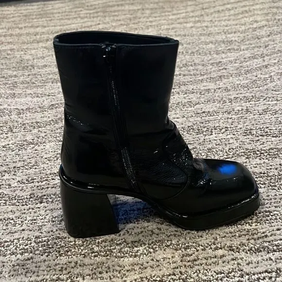 Free People Ruby Shine Platform Boots US 9.5
