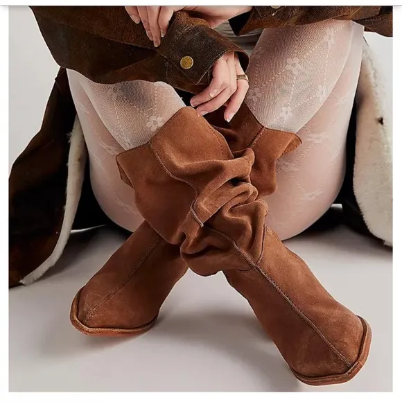 Free People Sway Low Leather Boots