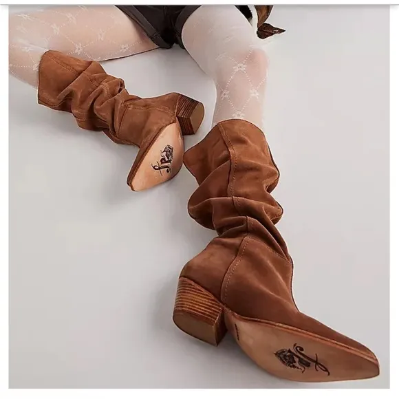 Free People Sway Low Leather Boots
