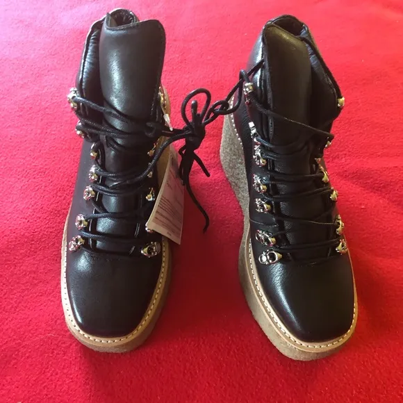 Free People x Jeffrey Campbell Lace Up Boots