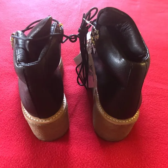Free People x Jeffrey Campbell Lace Up Boots