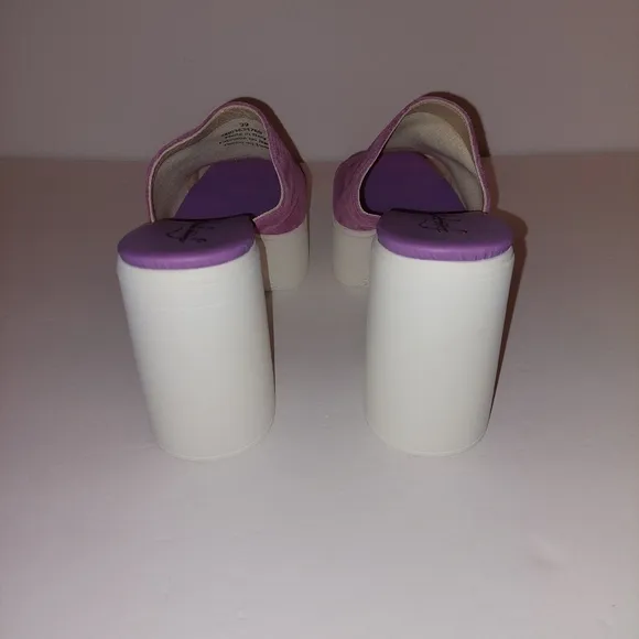 Free People Zoe Orchid Purple Platform Sandals Womens Size 39/8.5