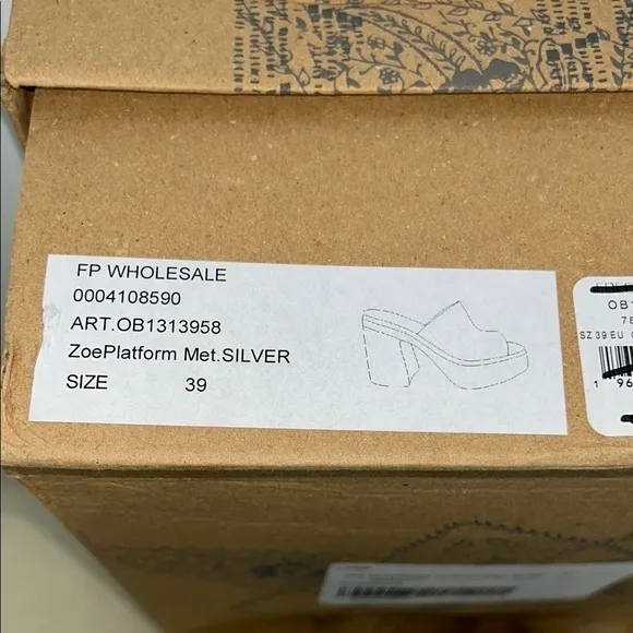 Free People Zoe Platform Leather Slide Sandals (Sa)